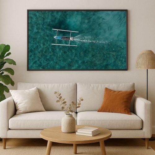 Fisher Man Boat From the Sky – Image 2