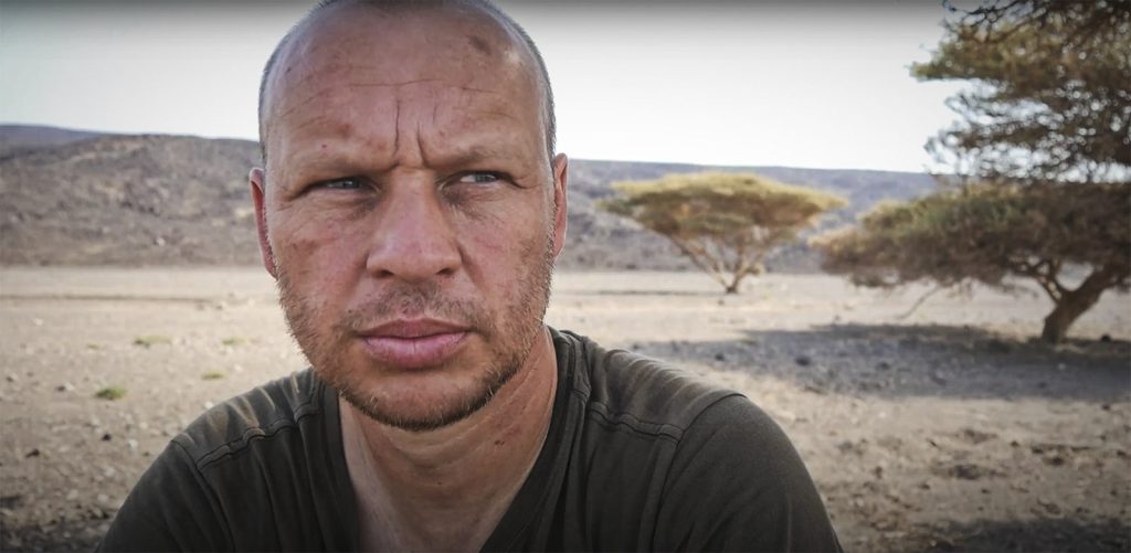 Stéphane Urbinati during a field expedition.